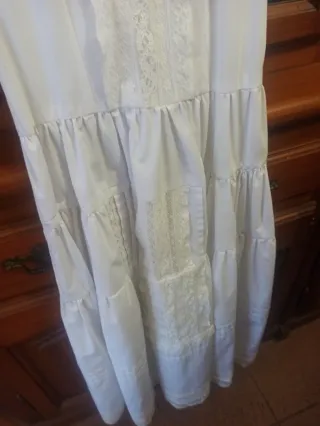 Vestido de comunión blanco niña