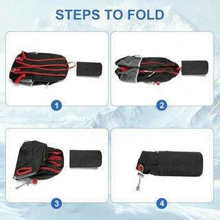 Mochila Senderismo 40L Ultraligera Negra/Roja