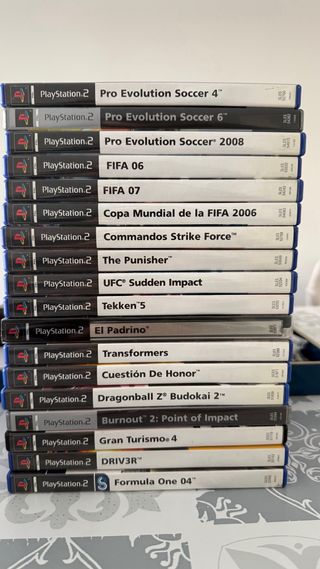 Lote 18 Juegos PS2: Acción, Carreras, Deportes