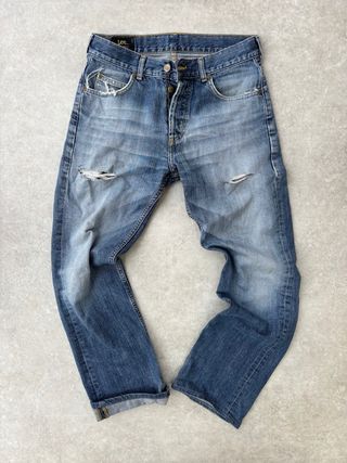 Jeans Lee Uomo Vintage Blu