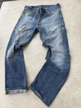 Jeans Lee Uomo Vintage Blu