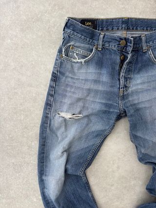 Jeans Lee Uomo Vintage Blu
