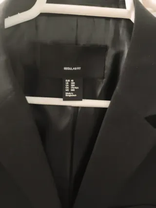 Chaqueta americana H&M negra