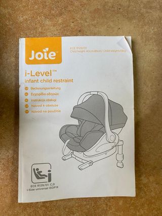 Silla coche Joie i-Level reclinable