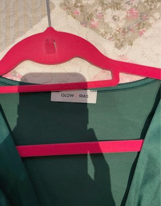 Blusa Glowrias Plumas Talla Única Verde