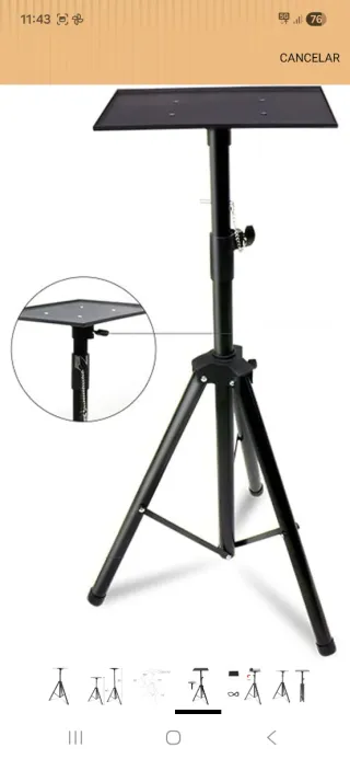 Soporte trípode para proyector