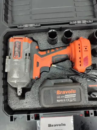 Llave de impacto Bravolu para piezas