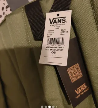 Mochila Vans Verde Botella