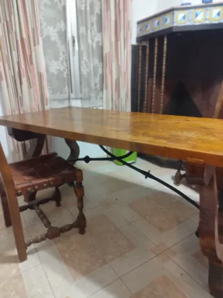 Mesa Castellana Madera y Metal