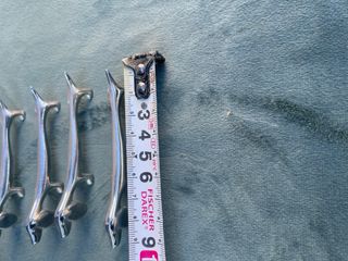 Reposacuchillos Perro Teckel Plata