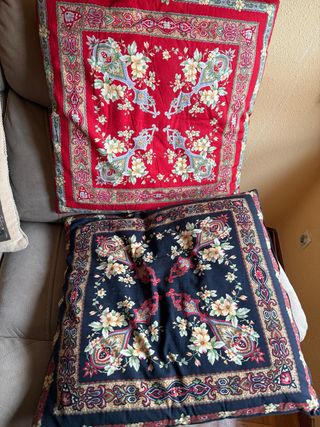 Lote 2 cojines decorativos sofá