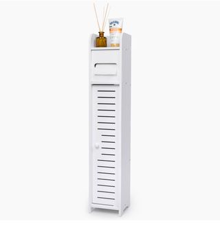 Mobiletto slim bianco