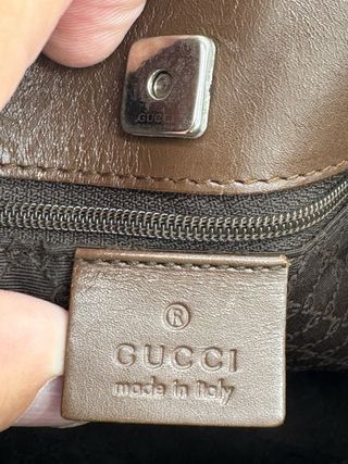 Borsa Gucci Marrone e Beige