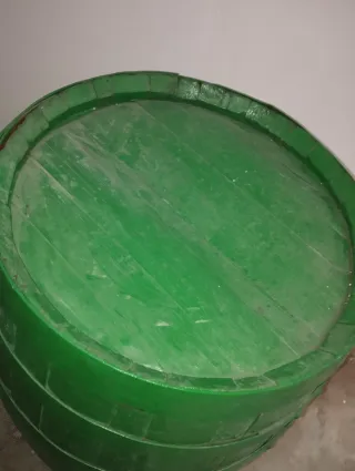 Barril de vino decorativo de madera