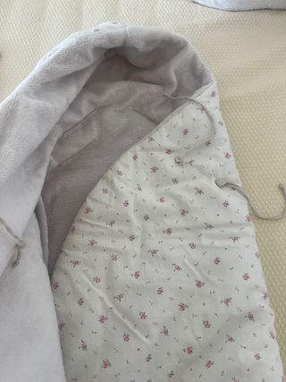 Saco capazo invierno floral