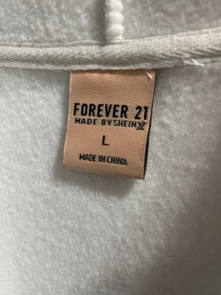 Conjunto Chándal Oversize Blanco Talla L