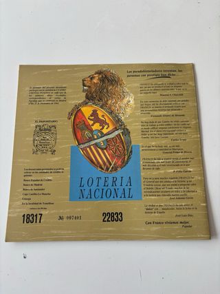 Colección Lotería Franco Águila