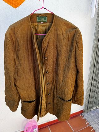 Casaco Bombazine Acolchoado Vintage EICH