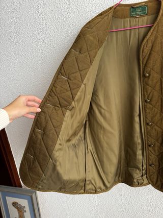 Casaco Bombazine Acolchoado Vintage EICH