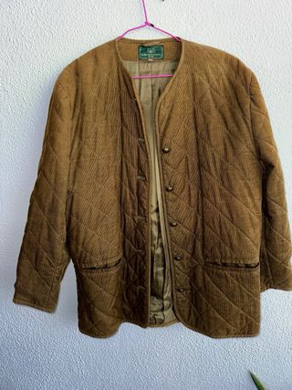 Casaco Bombazine Acolchoado Vintage EICH