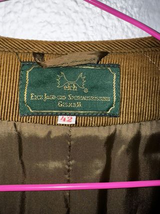 Casaco Bombazine Acolchoado Vintage EICH