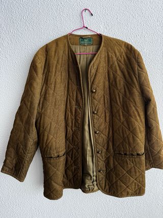 Casaco Bombazine Acolchoado Vintage EICH