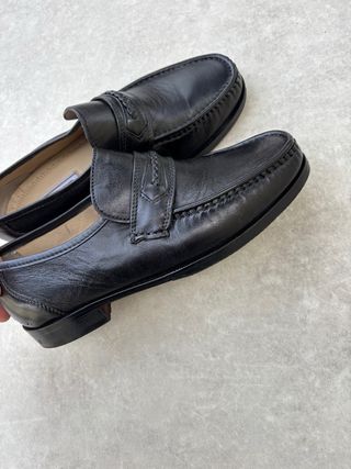 Mocassini in pelle d'agnello neri