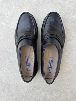 Mocassini in pelle d'agnello neri