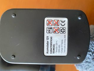 Taladro a batería azul