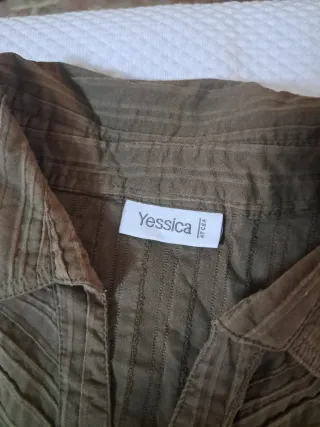 Camisa premamá verano verde oliva