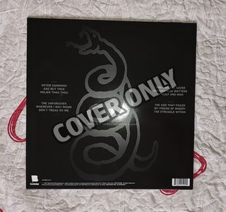 Metallica - The Black Album - NO Vinyl Cover ONLY