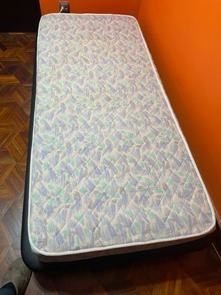 Cama Tatami 190x90 + Colchón Muelles