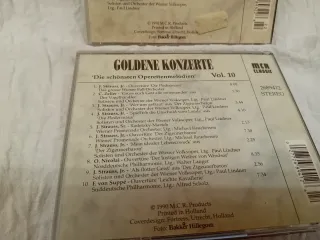 Lote 2 CDs Goldene Konzerte vol. 1 y 10
