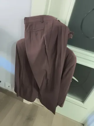 Traje y americana morado