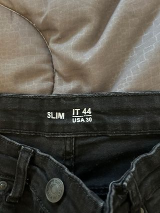 Jeans neri slim IT 44 Utilizzati due volte