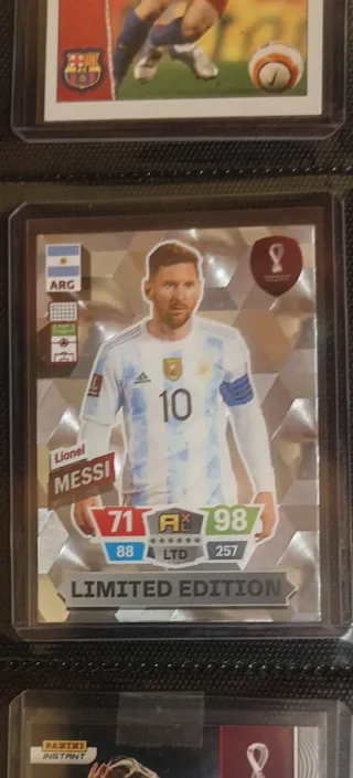 Messi Panini Edición Limitada Mundial 2022