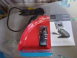 Webcam a estrenar con micrófono integrado