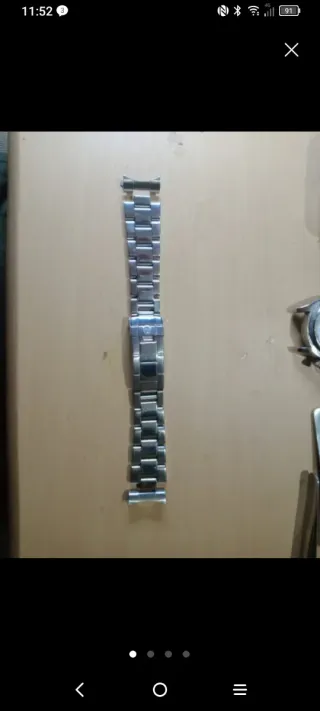 Cinturino Rolex Daytona Argento