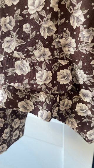 Blusa  Vintage SusiSweetdress floral marrón