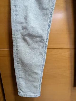 Tejano Salsa Azul y Blanco Talla 25W28L