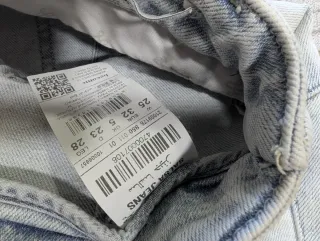 Tejano Salsa Azul y Blanco Talla 25W28L