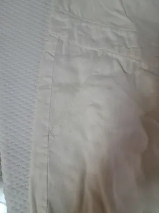 Falda premamá blanca talla única