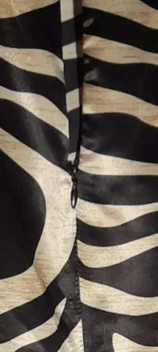 Vestito donna zebrato