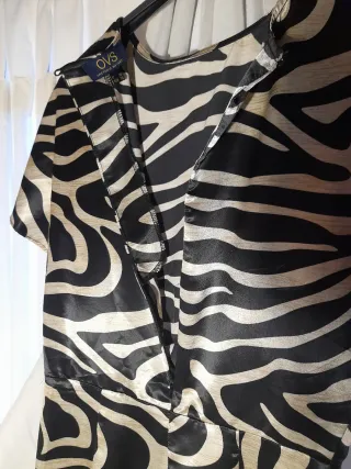 Vestito donna zebrato