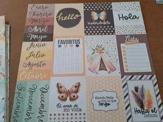 Colección scrapbooking Glamour