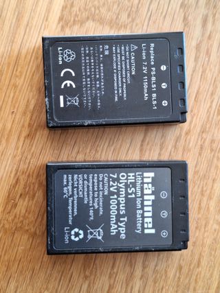 Baterías Hähnel Li-ion Olympus HL-S1