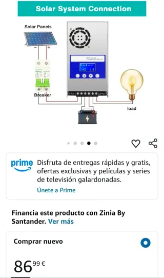 Regulador Carga Solar MPPT 60A 12/24/36/48V