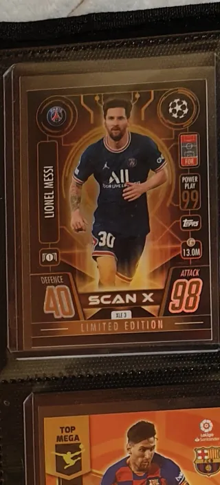 Lionel Messi Topps Scan X Edición Limitada