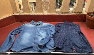 Lote 2 Camisas: Vaquera y Estampada