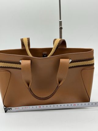 Borsa Gucci in pelle marrone e beige